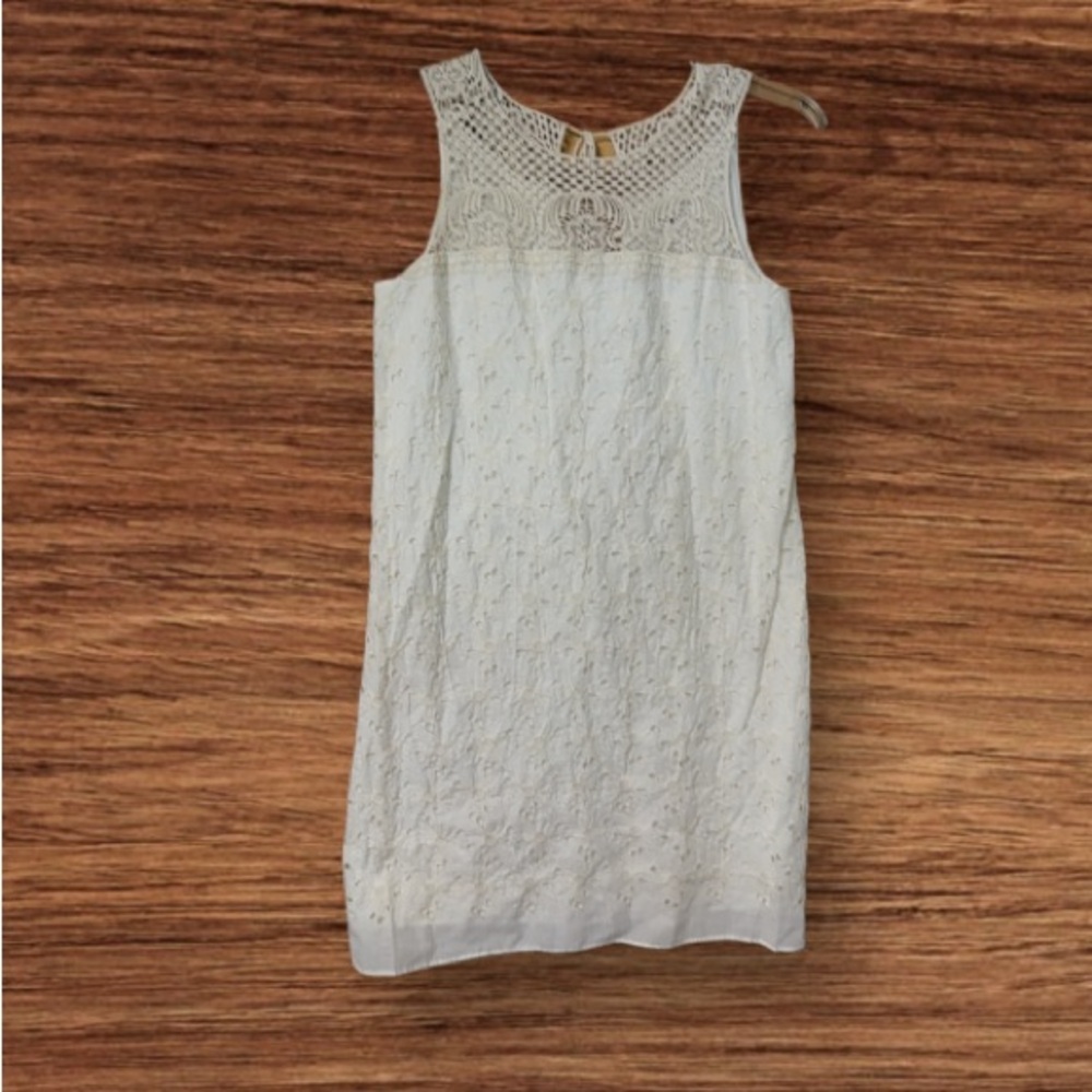 NWT Max Studio Floral Eyelet Sheath Dress